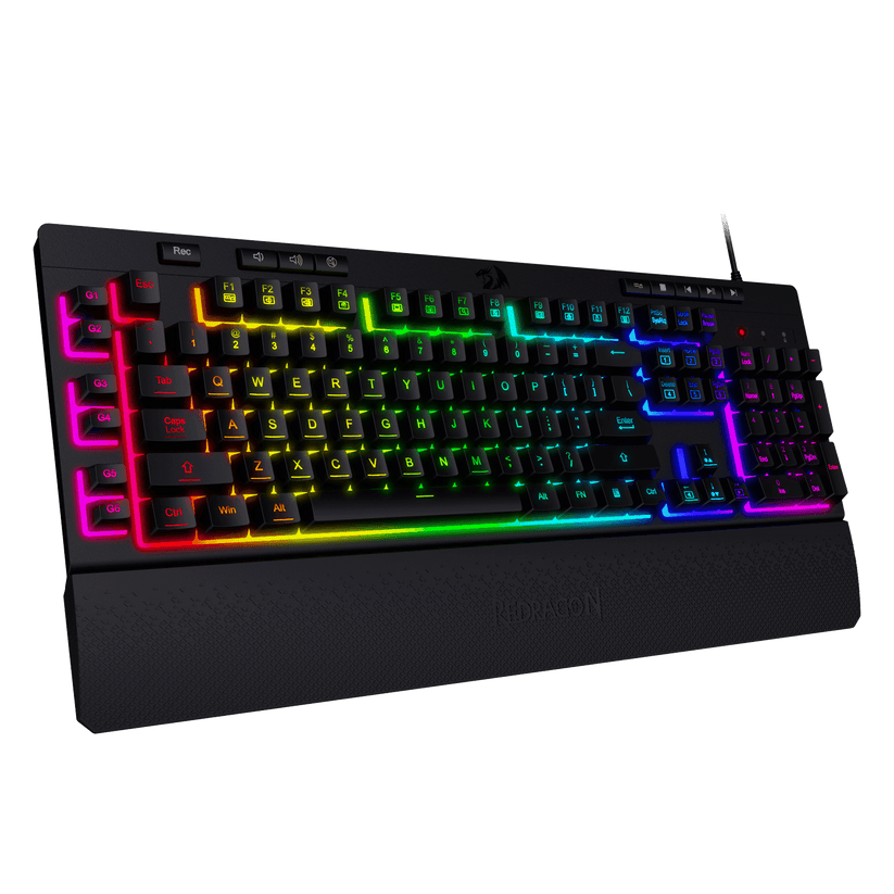 Teclado Gamer K512 Shiva RGB Negro de Redragon, vista adicional 6
