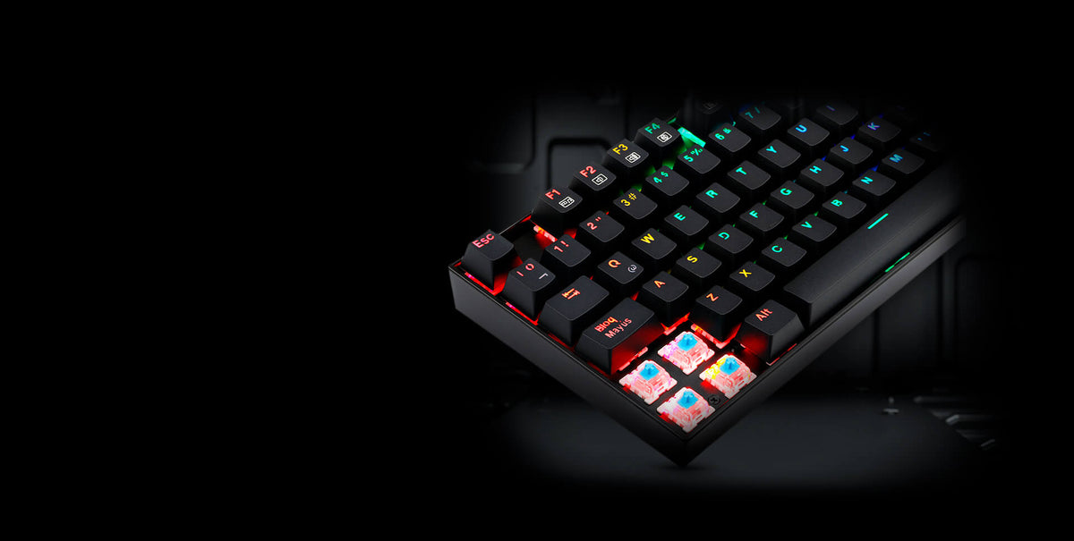 Teclado Gamer K551 Mitra RGB Negro de Redragon, vista adicional 7