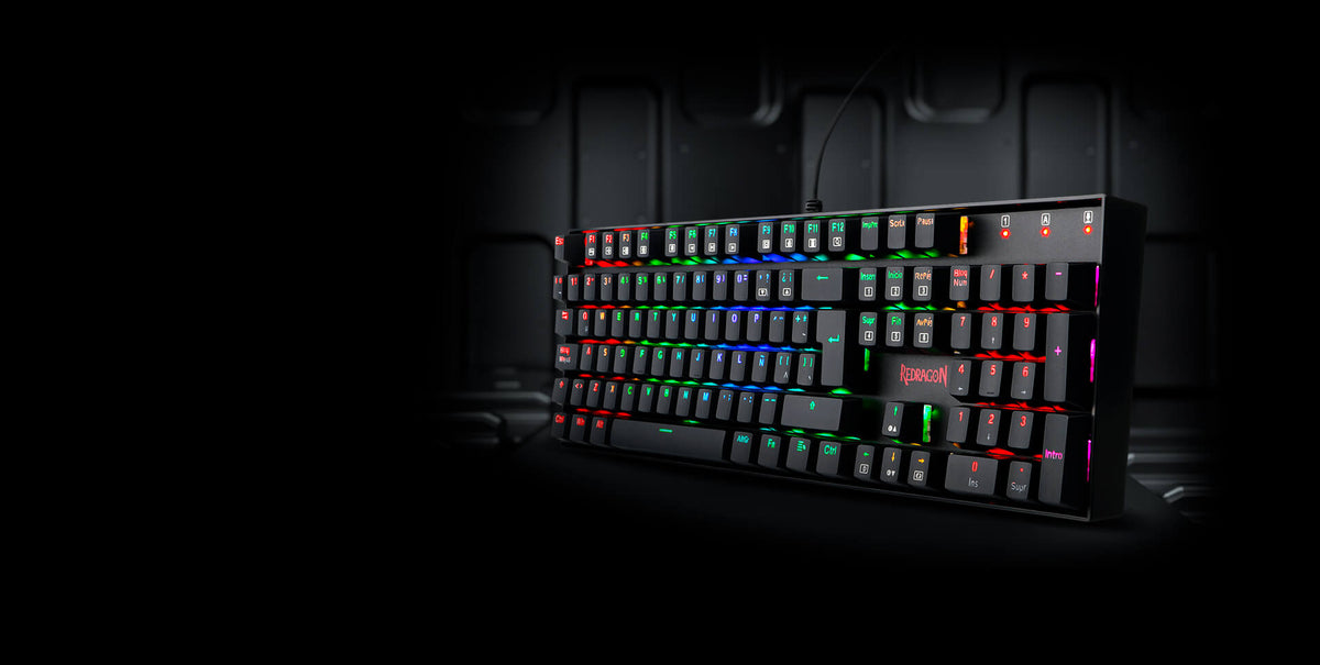 Teclado Gamer K551 Mitra RGB Negro de Redragon, vista adicional 4