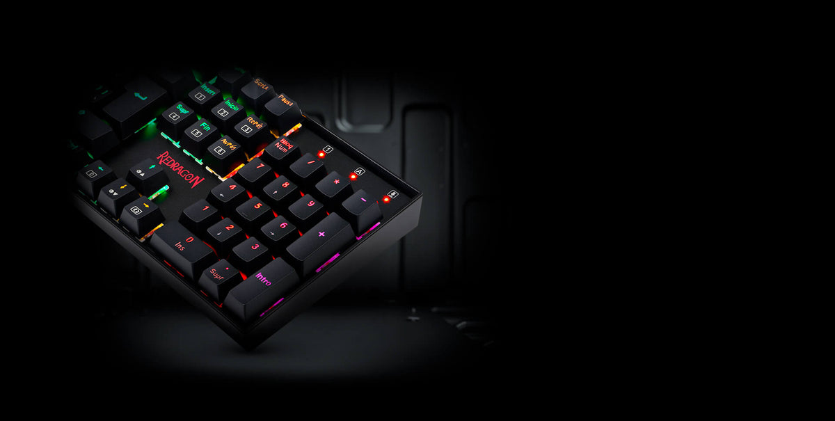 Teclado Gamer K551 Mitra RGB Negro de Redragon, vista adicional 6