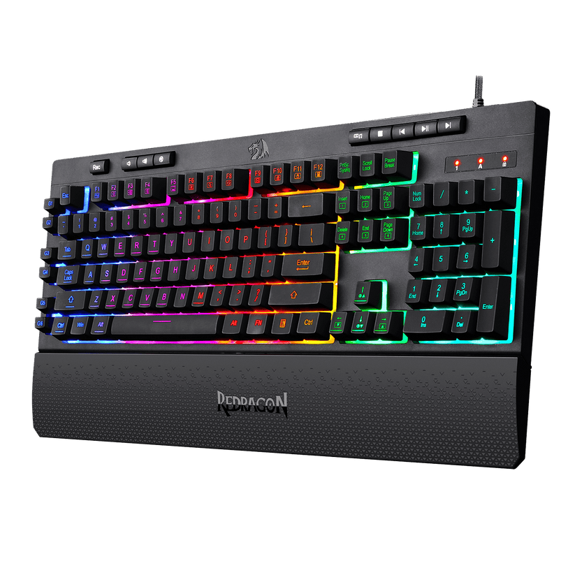Teclado Gamer K512 Shiva RGB Negro de Redragon, vista adicional 5