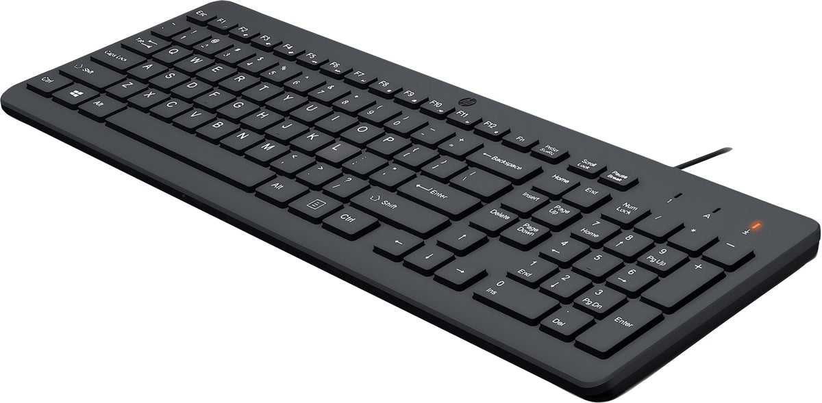 Teclado con Cable HP 150 Negro, vista adicional 2