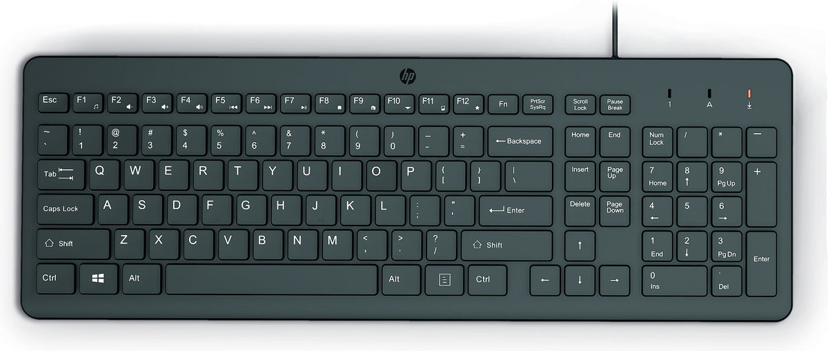 Teclado con Cable HP 150 Negro