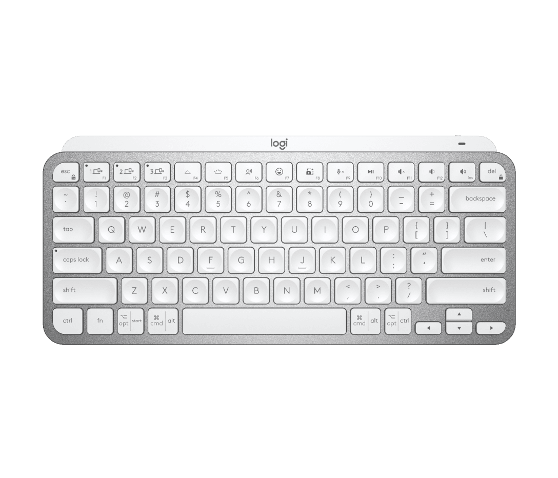 Teclado Inalámbrico MX Keys Mini Gris Pálido de Logitech
