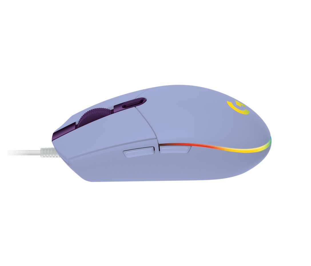 Mouse Gamer G203 Lightsync Lila de Logitech G, vista adicional 2