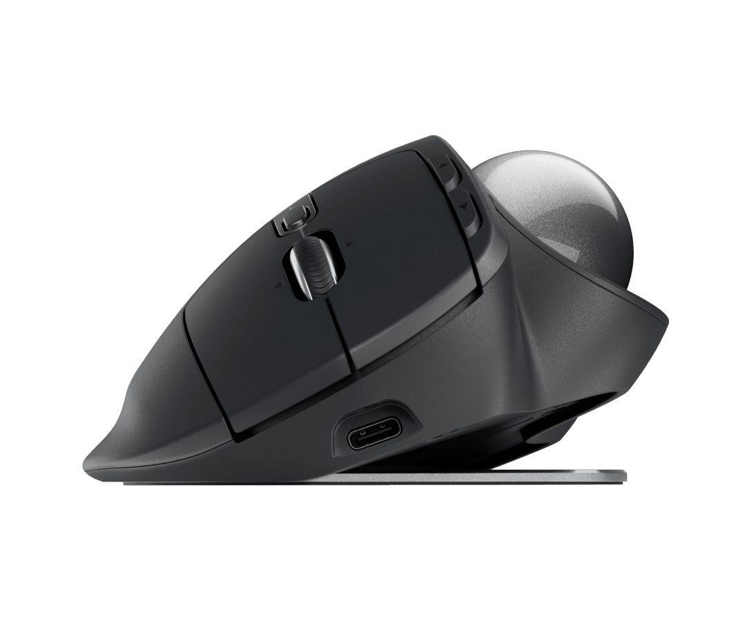 Mouse MX Ergo S Trackball Grafito de Logitech, vista adicional 4