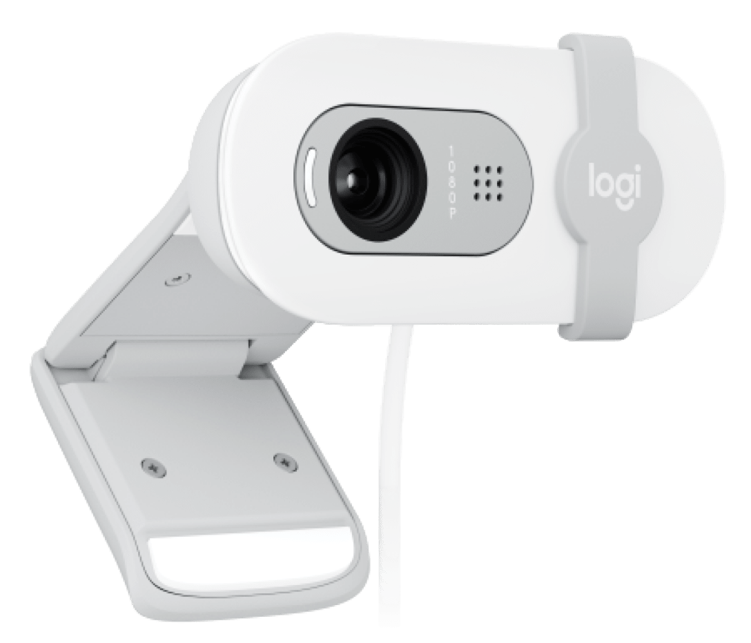 Webcam Brio 100 Full HD Blanco de Logitech, vista adicional 3