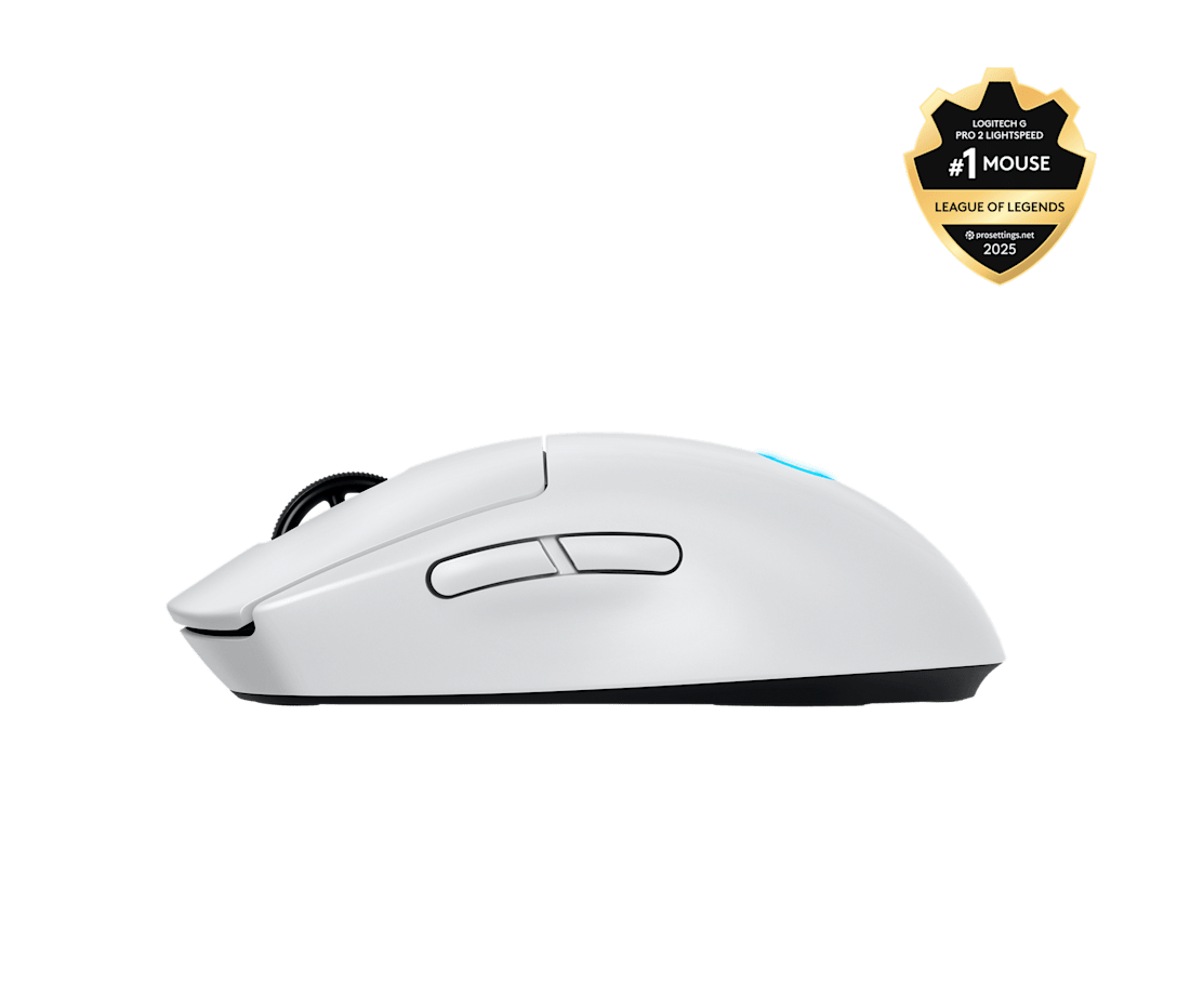 Mouse Gamer PRO 2 Lightspeed Blanco de Logitech G, vista adicional 2