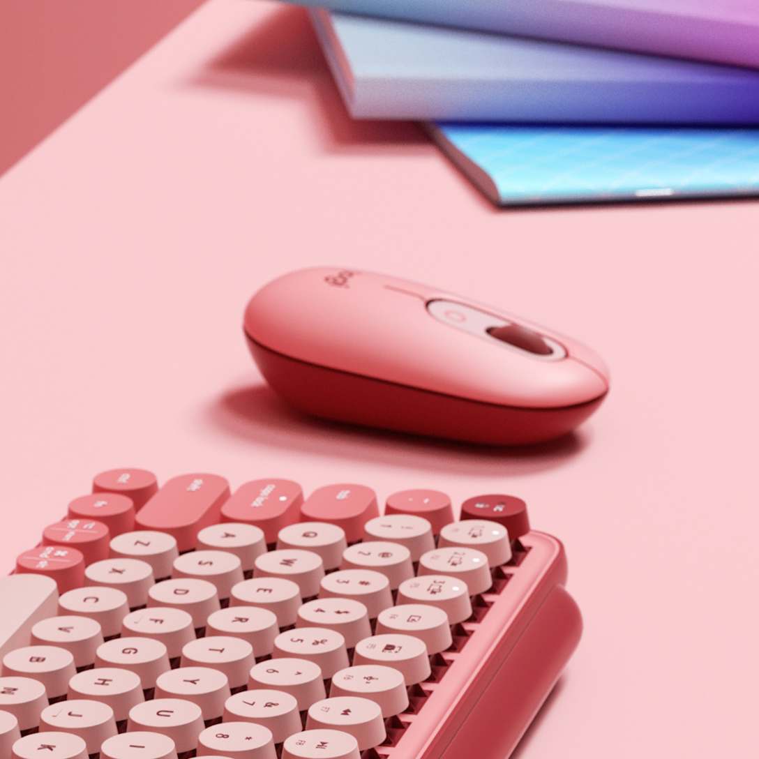 Mouse POP Inalámbrico Heartbreaker de Logitech, vista adicional 3