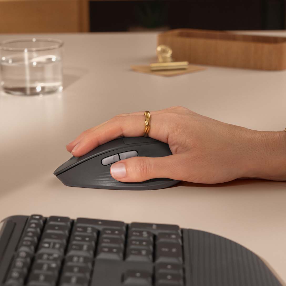 Mouse Signature Comfort Plus M850 L Grafito de Logitech, vista adicional 3