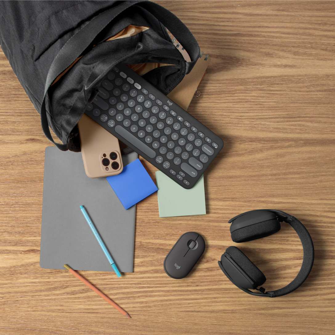 Mouse Pebble 2 M350s Grafito Tonal de Logitech, vista adicional 5
