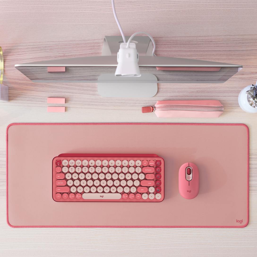 Mousepad Extendido Desk Mat Studio Series Rosa Oscuro de Logitech, vista adicional 6