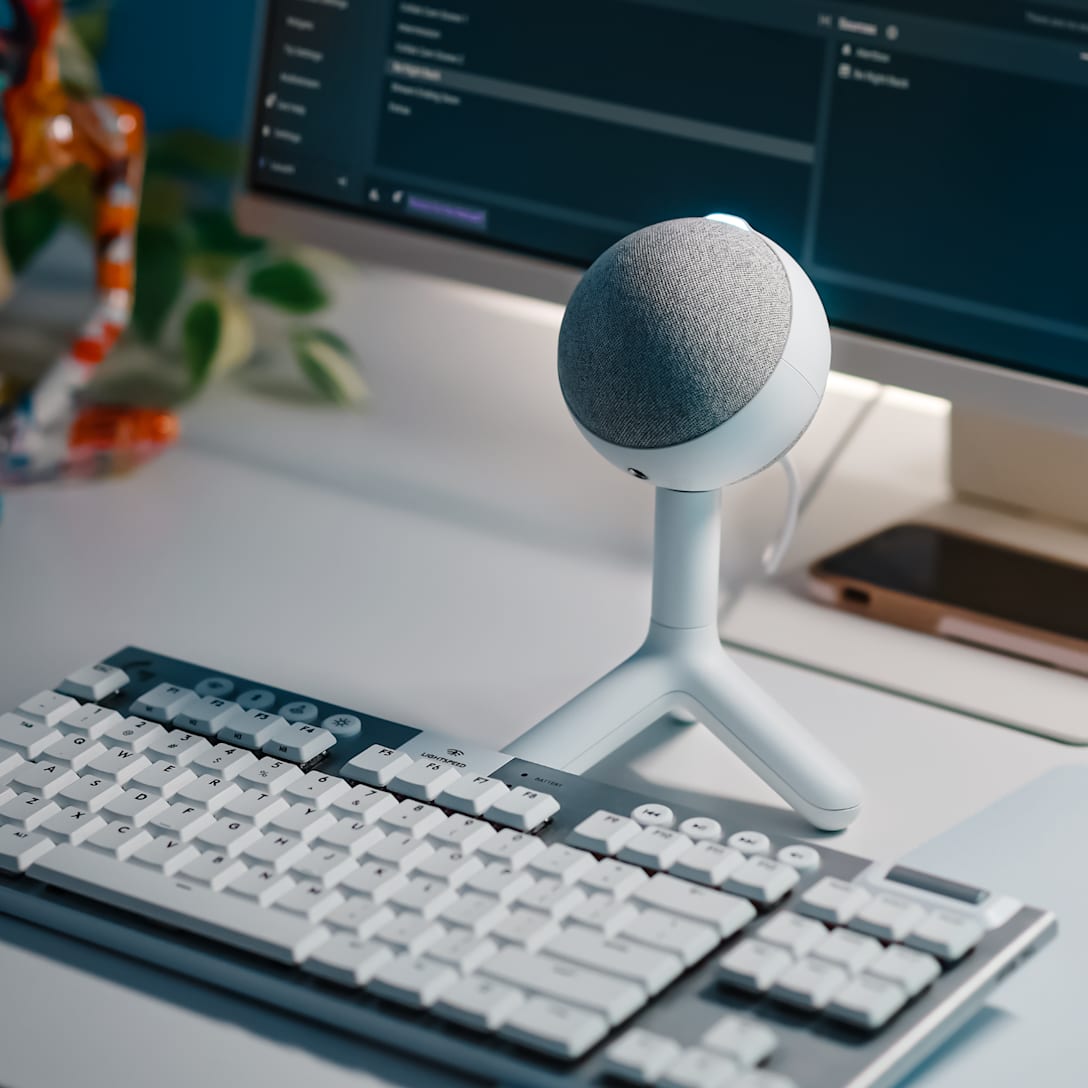 Micrófono para Streaming Logitech G Yeti Orb Blanco, vista adicional 2