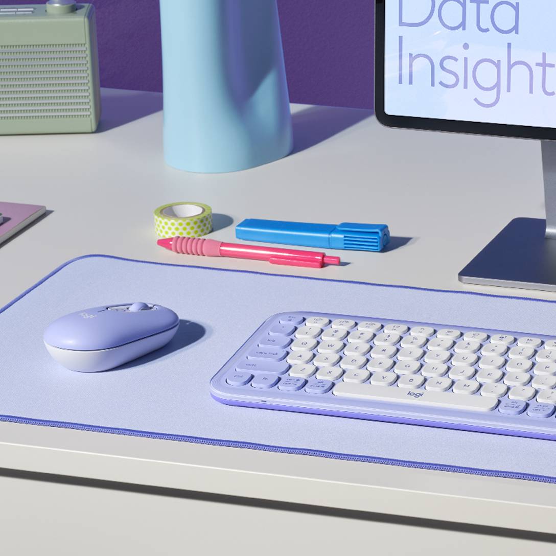 Mouse POP Inalámbrico Lila de Logitech, vista adicional 6