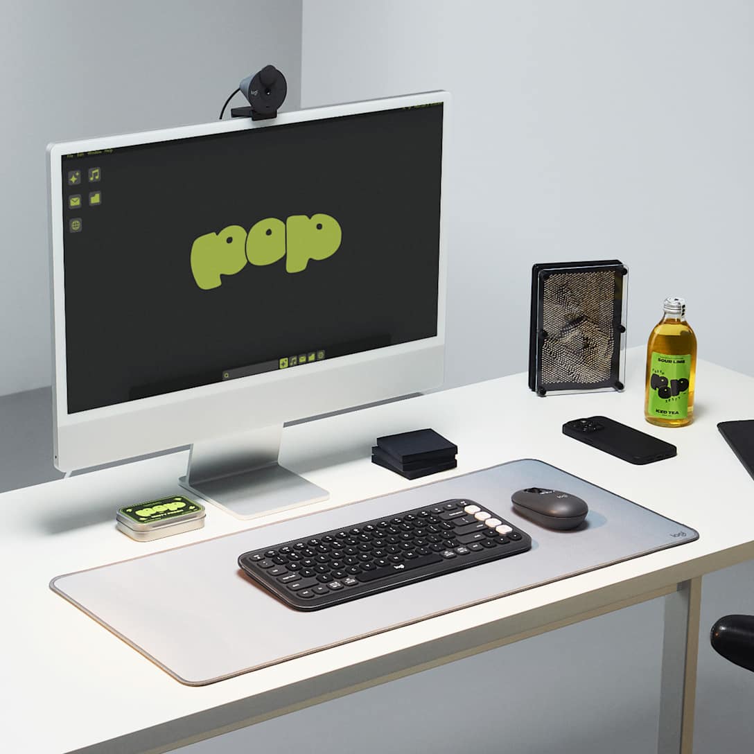 Teclado Bluetooth POP Icon Keys Grafito y Blanco de Logitech, vista adicional 3