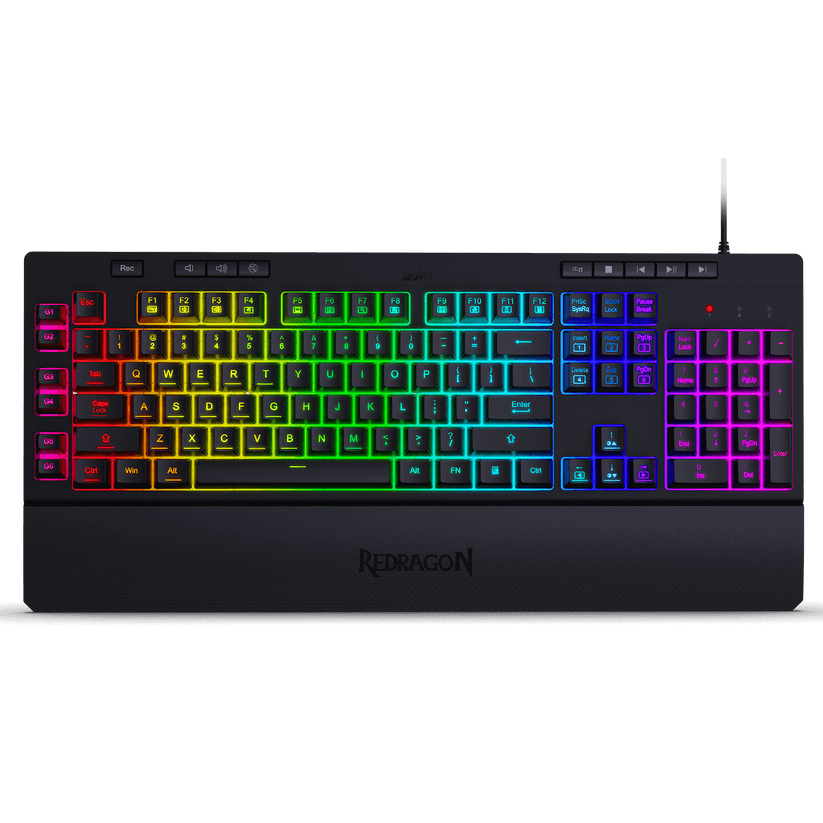 Teclado Gamer K512 Shiva RGB Negro de Redragon, vista adicional 3