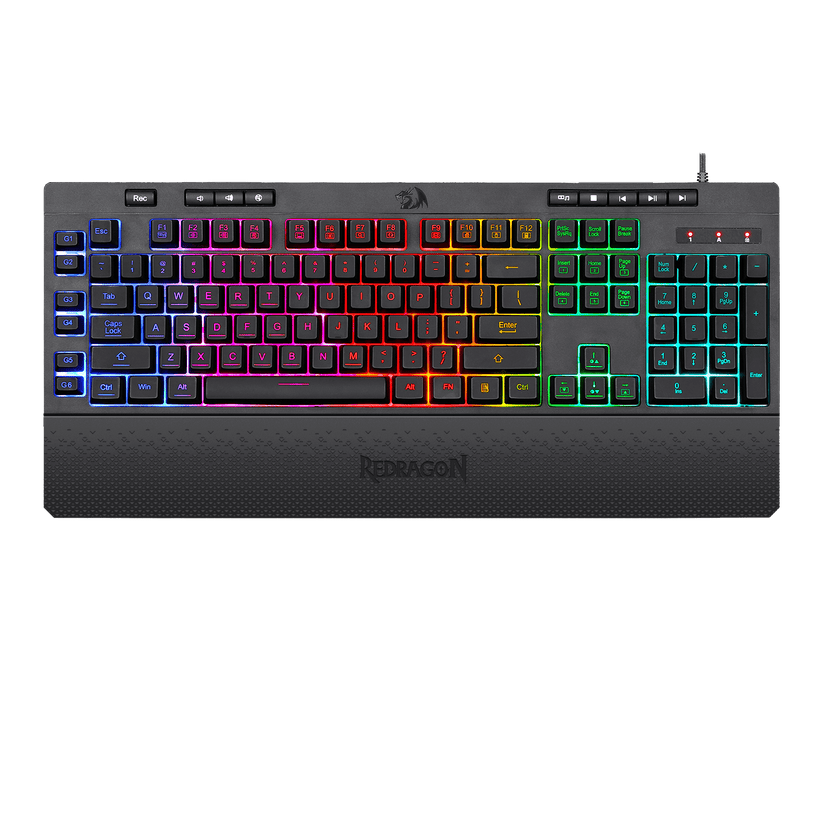 Teclado Gamer K512 Shiva RGB Negro de Redragon