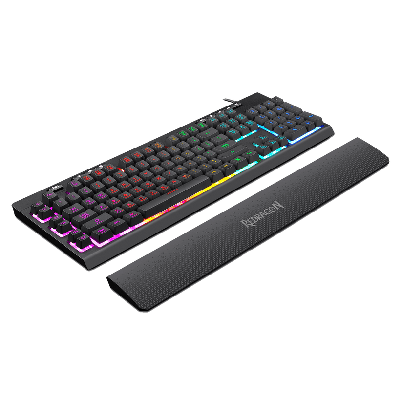 Teclado Gamer K512 Shiva RGB Negro de Redragon, vista adicional 4