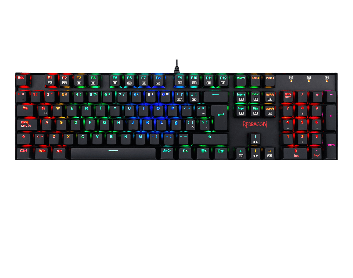 Teclado Gamer K551 Mitra RGB Negro | Teclados gamer RGB | Triibox Colombia