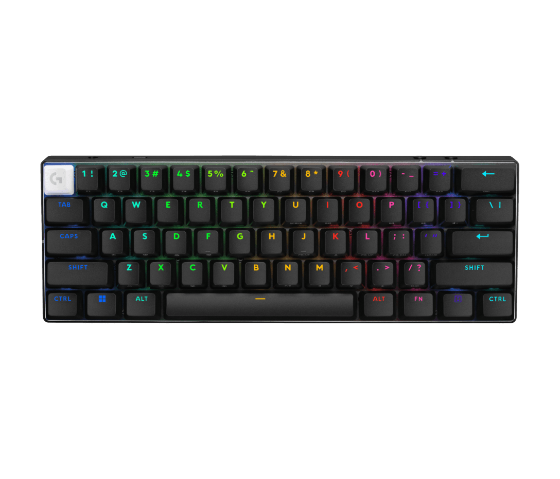 Teclado Gamer PRO X 60 LIGHTSPEED Negro | Teclados gamer compactos | Triibox Colombia