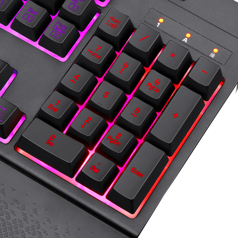 Teclado Gamer K512 Shiva RGB Negro de Redragon, vista adicional 8