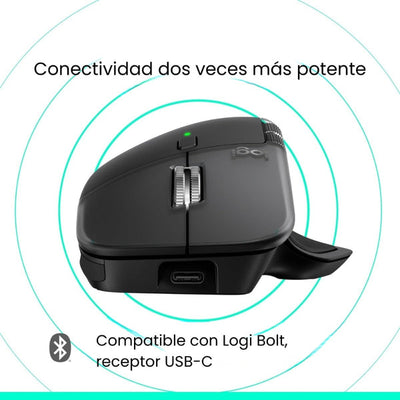 Mouse MX Master 4 Negro de Logitech, vista adicional 6