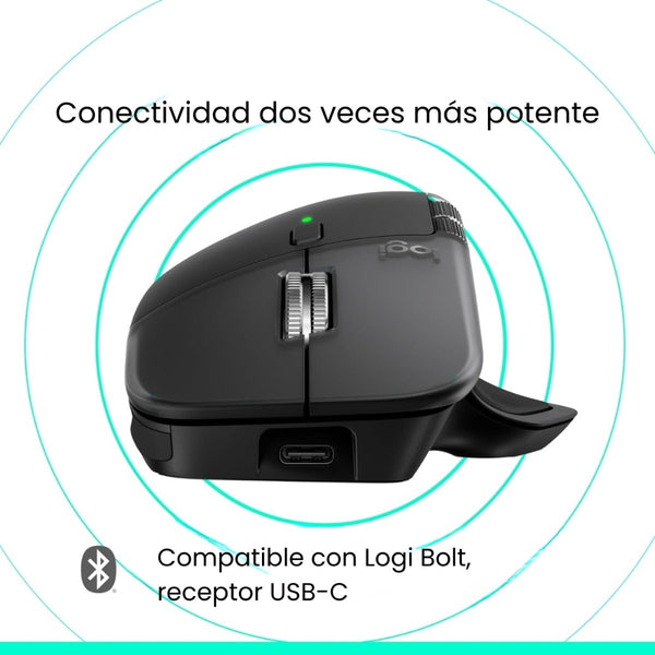 Mouse MX Master 4 Negro de Logitech, vista adicional 6