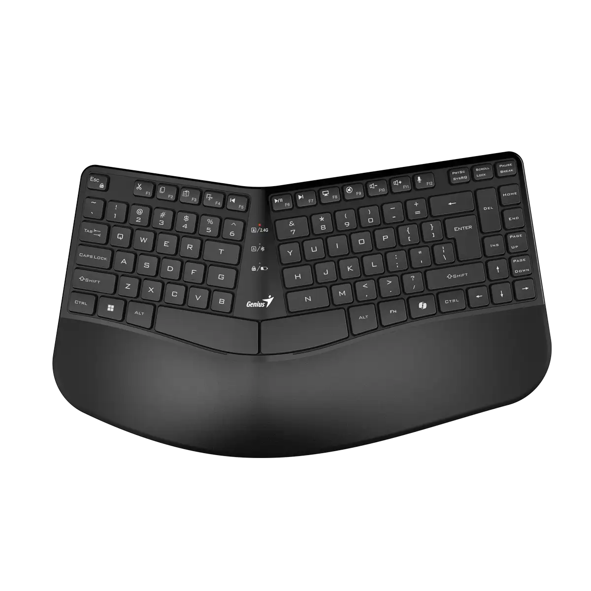 Teclado Ergonómico Inalámbrico Genius Ergo KB-7000BT Negro