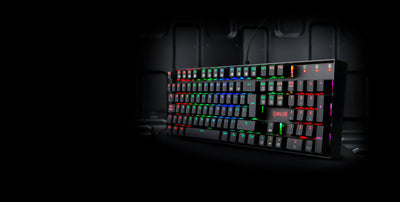 Teclado Gamer K551 Mitra RGB Negro de Redragon, vista adicional 4