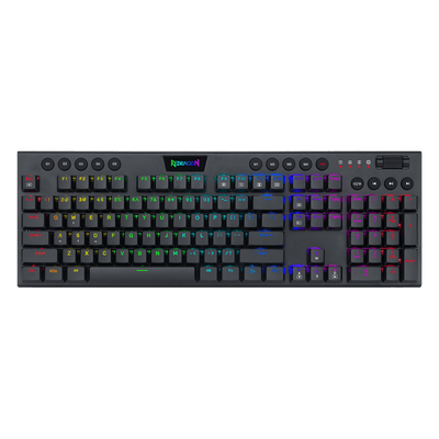 Teclado Gamer K619 Horus RGB Low Profile Negro de Redragon