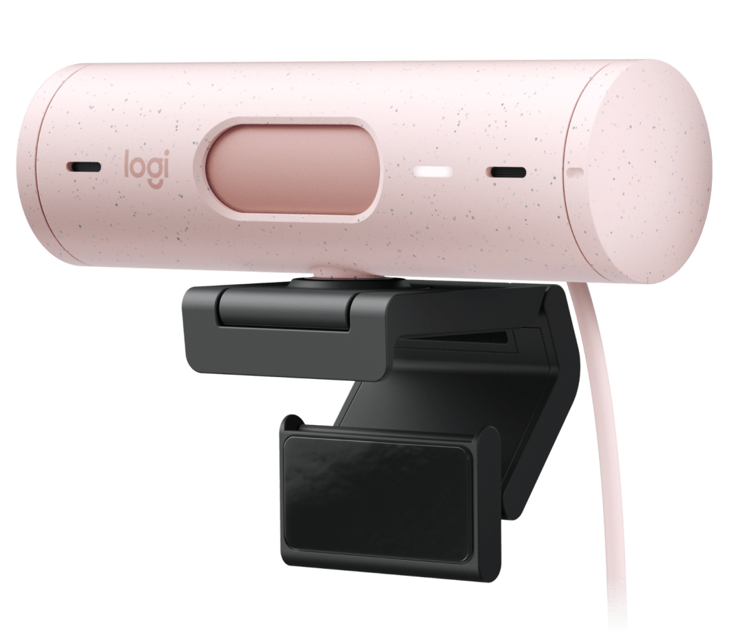 Webcam Brio 500 Full HD Rosa de Logitech, vista adicional 2