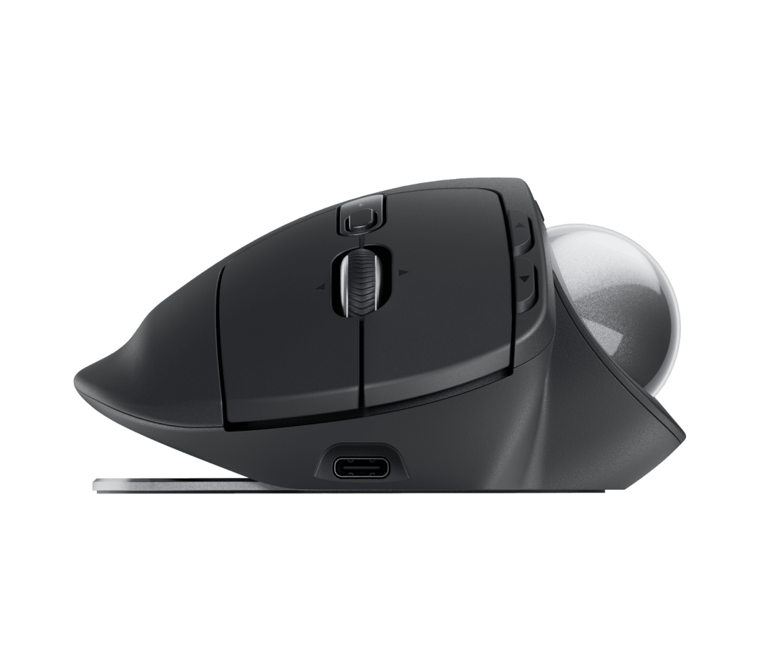 Mouse MX Ergo S Trackball Grafito de Logitech, vista adicional 3
