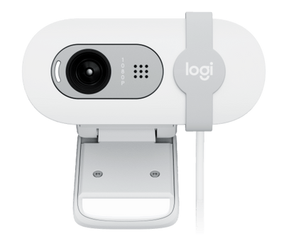 Webcam Brio 100 Full HD Blanco de Logitech, vista adicional 2