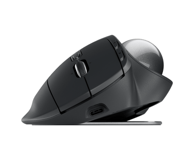 Mouse MX Ergo S Trackball Grafito de Logitech, vista adicional 4