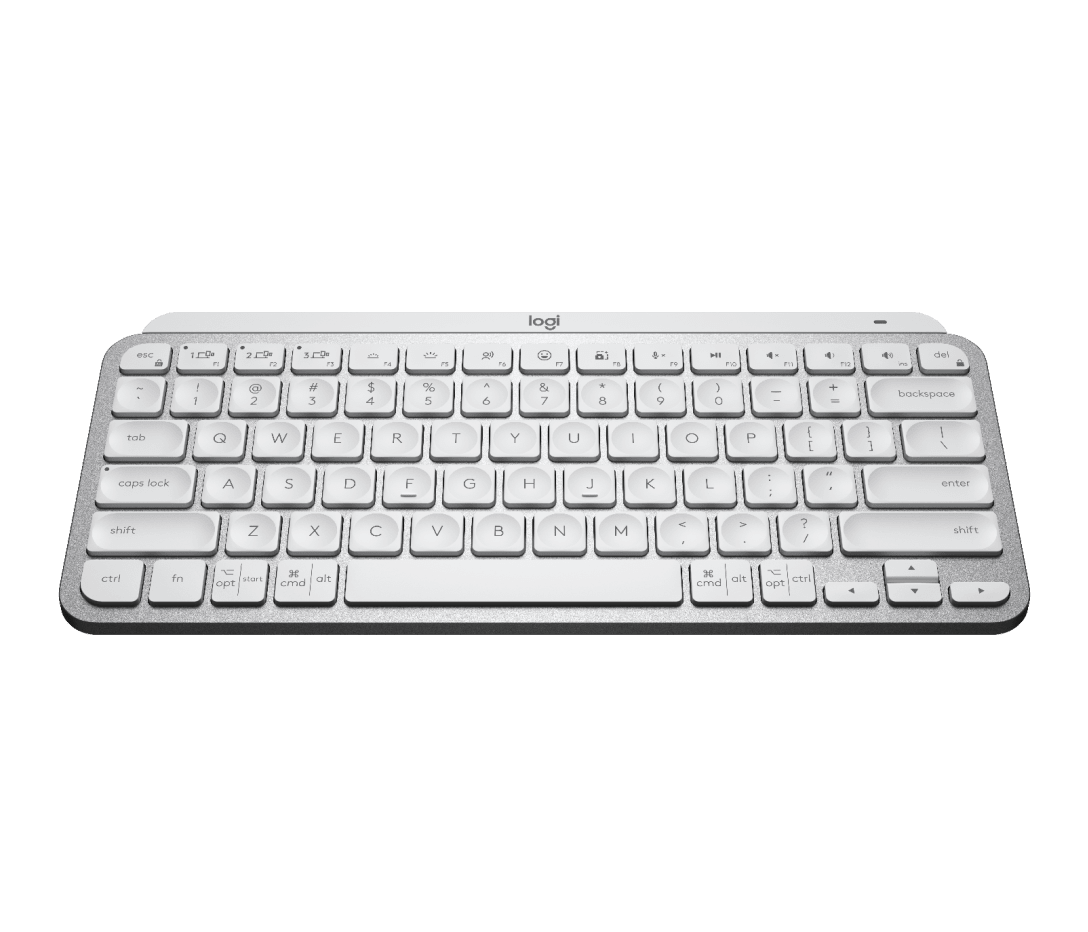Teclado Inalámbrico MX Keys Mini Gris Pálido de Logitech, vista adicional 2