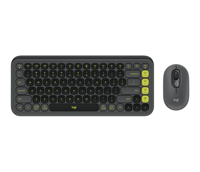 Combo Teclado y Mouse POP Icon Grafito y Verde de Logitech