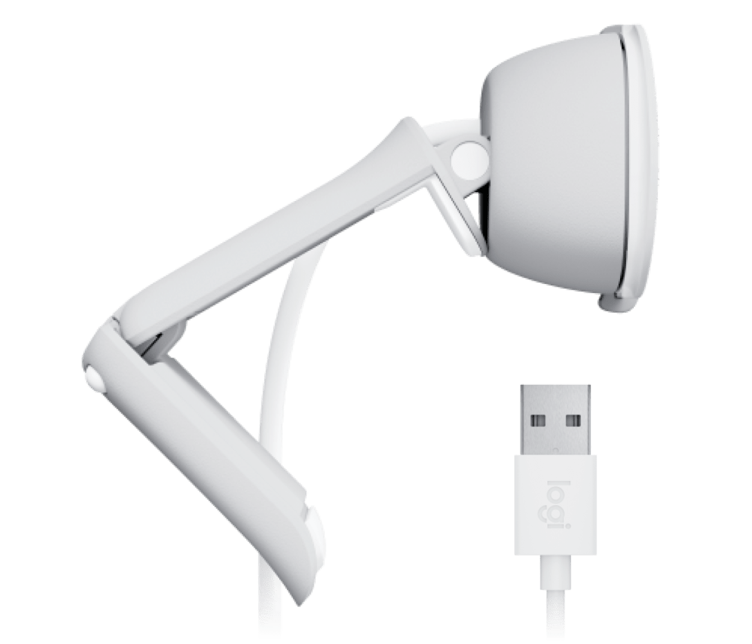 Webcam Brio 100 Full HD Blanco de Logitech, vista adicional 6