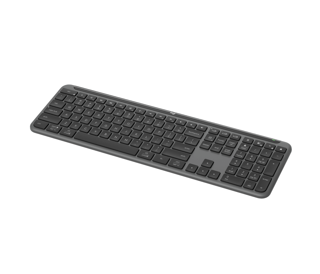 Teclado Inalámbrico Signature Slim K950 Grafito de Logitech, vista adicional 3