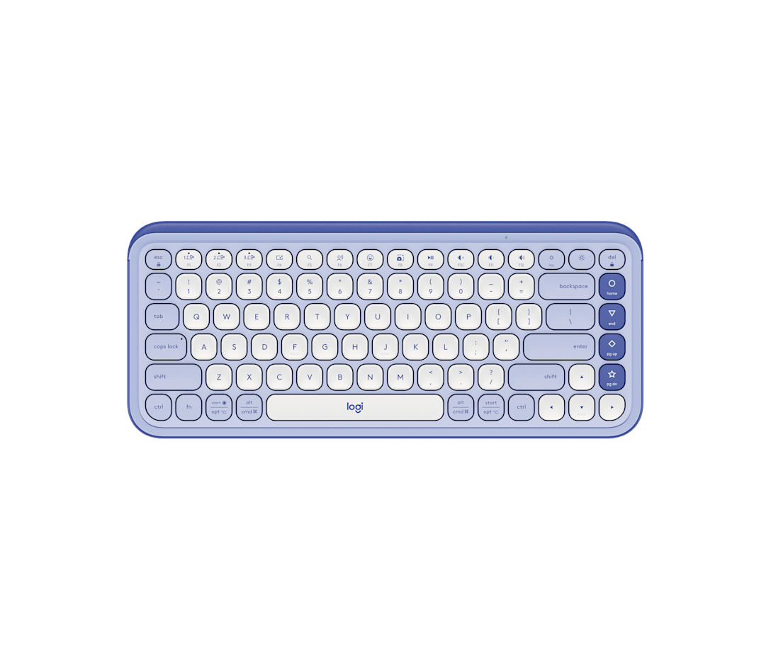 Teclado Bluetooth POP Icon Keys Lila y Blanco de Logitech