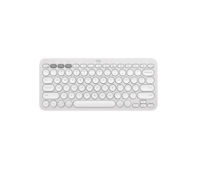 Teclado Bluetooth Pebble Keys 2 K380s Blanco Tonal de Logitech