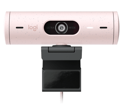 Webcam Brio 500 Full HD Rosa de Logitech, vista adicional 3