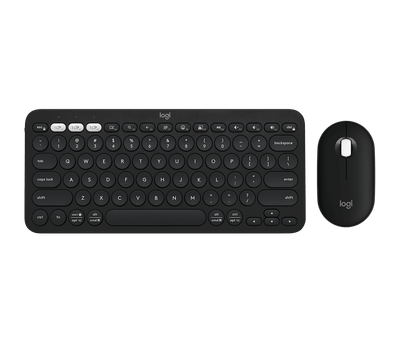 Combo Teclado y Mouse Pebble 2 Negro de Logitech