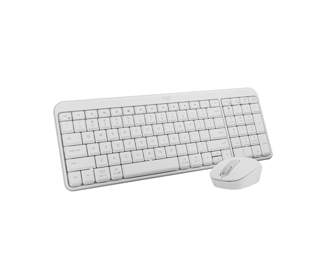 Combo Teclado y Mouse MK250 Blanco de Logitech, vista adicional 6