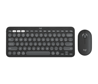 Combo Teclado y Mouse Pebble 2 Grafito Tonal de Logitech