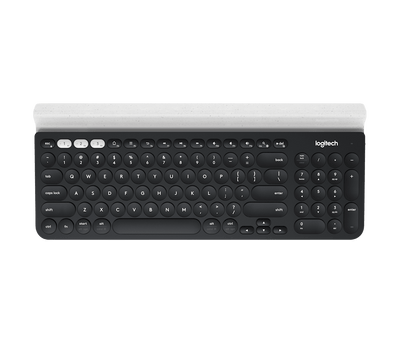 Teclado Inalámbrico K780 Multi-Device Gris Oscuro y Blanco de Logitech