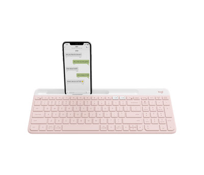 Teclado Inalámbrico K585 Slim Multi-Device Rosa de Logitech
