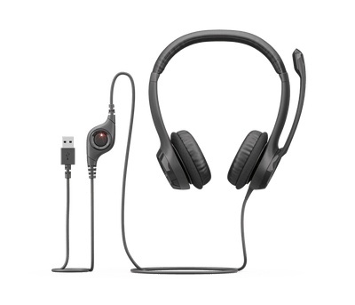 Diadema USB H390 Negro de Logitech, vista adicional 5