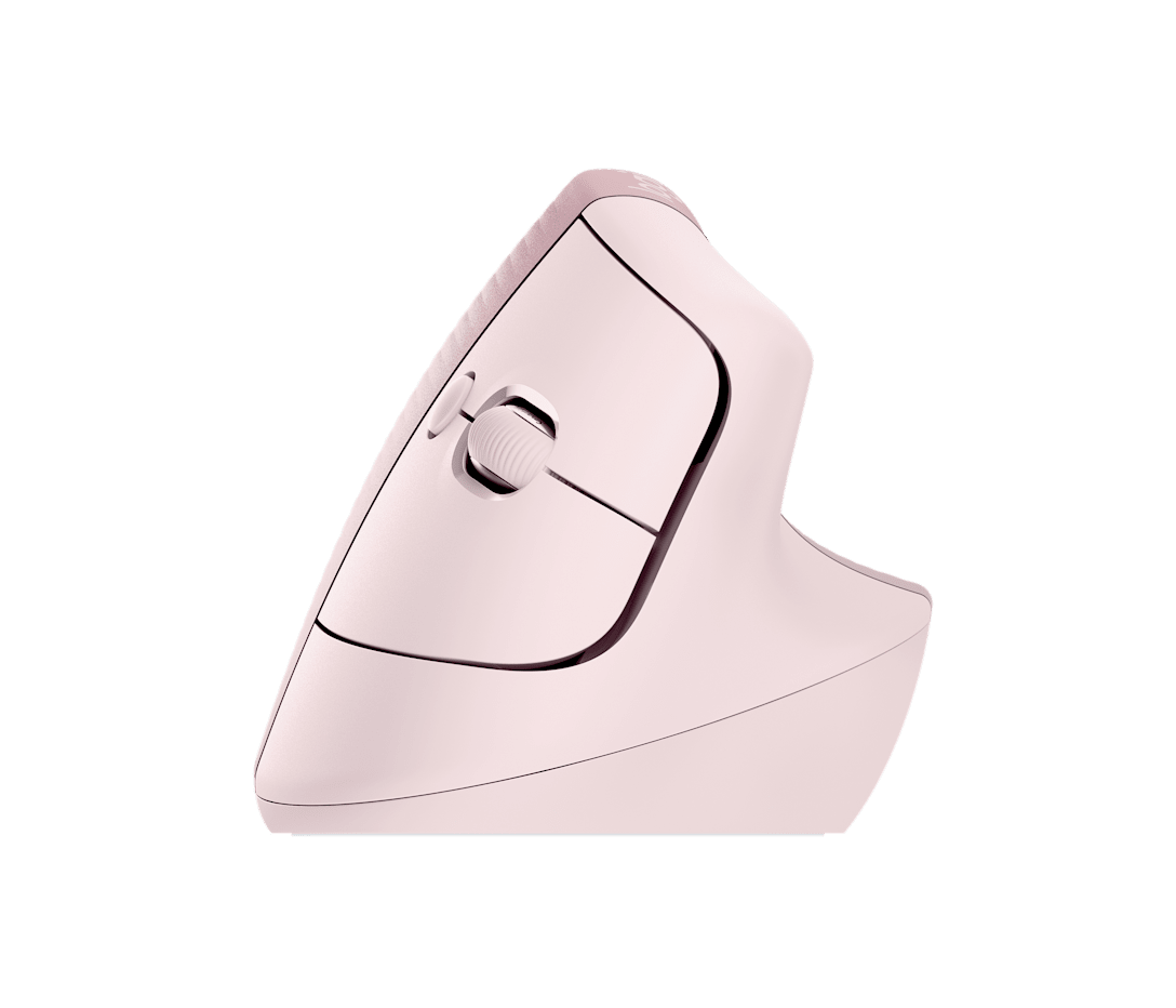Mouse Lift Vertical Ergonómico Rosa de Logitech