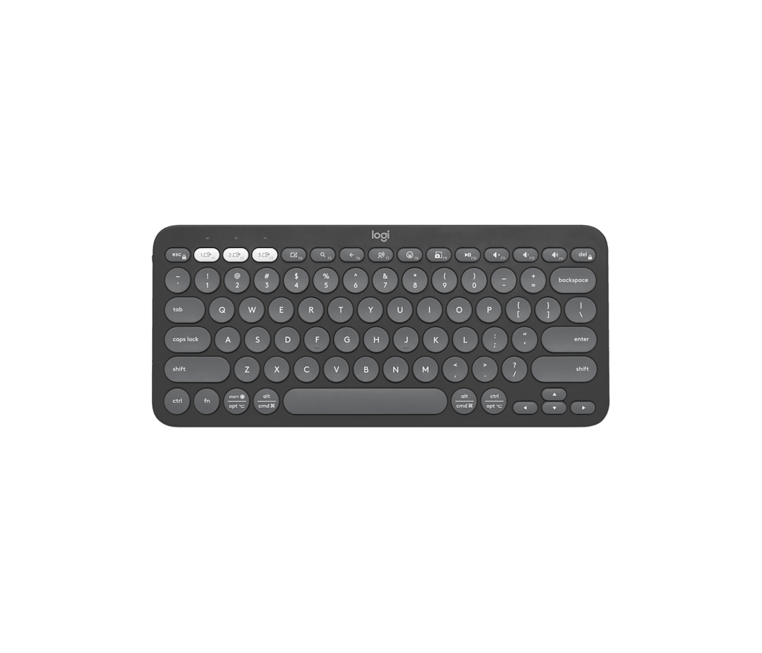 Teclado Bluetooth Pebble Keys 2 K380s Grafito Tonal de Logitech