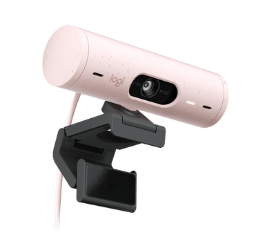 Webcam Brio 500 Full HD Rosa de Logitech, vista adicional 4